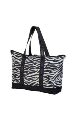 BJØRN BORG Björn Borg Signature Tote Mustavalkoinen Zebra