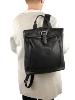 Chesterfield Dali Nahkainen Reppu Musta