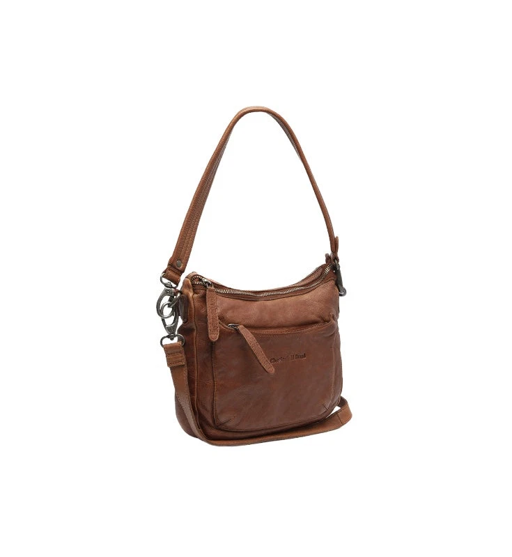 Chesterfield Panama Konjakinruskea Olkalaukku 1 Chesterfield Panama Konjakinruskea Olkalaukku