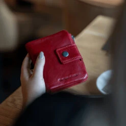 Chesterfield Metz RFID Punainen Lompakko