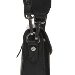 Chesterfield Samoa Musta Olkalaukku -Laukkuni chesterfield samoa nahkainen olkalaukku