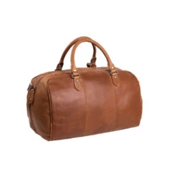 Chesterfield Wesley Viikonloppukassi -Laukkuni chesterfield wesley konjakinruskea matkakassi