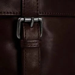 Chesterfield Tummanruskea Olkalaukku Eli -Laukkuni chesterfieldin nahkalaukku tummanruskea eli