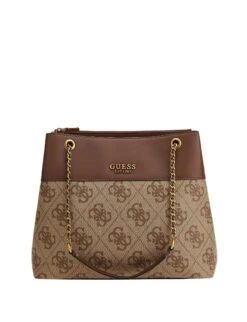 Guess Berta Käsilaukku Ruskea Logokuviollinen