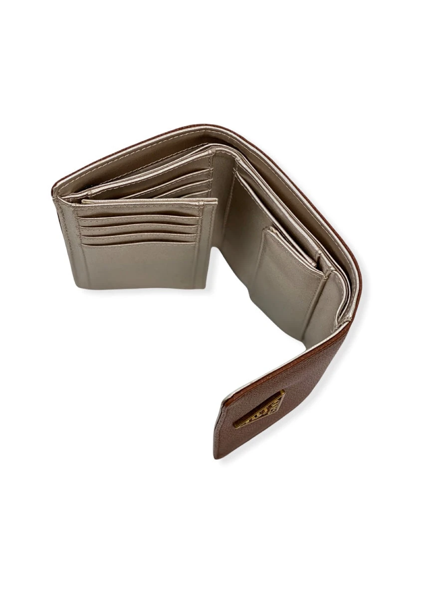 Guess Destiny Konjakinruskea Keskikokoinen Lompakko 2 Guess Destiny Konjakinruskea Keskikokoinen Lompakko - Image 2