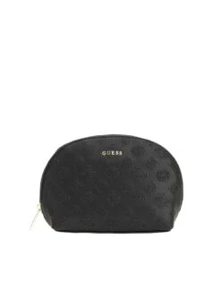 Guess Meikkipussi Dome Musta Logokuvioinnilla