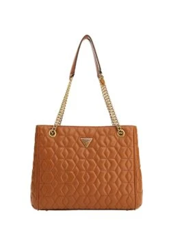 Guess Elenia Konjakinruskea Tilava Käsilaukku