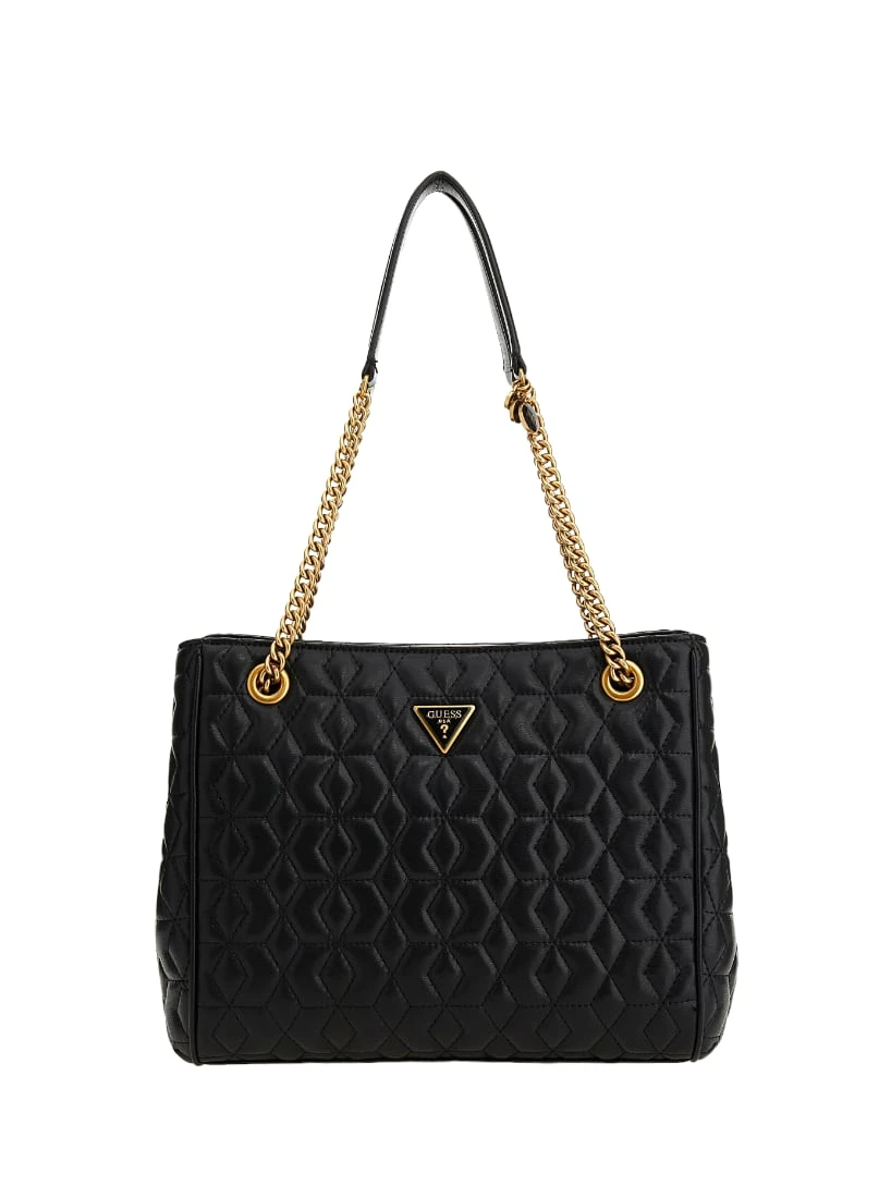 Guess Elenia Musta Tilava Käsilaukku 1 Guess Elenia Musta Tilava Käsilaukku