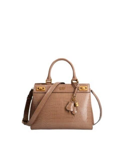 Guess Katey Mini Käsilaukku Croco Beige