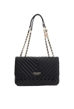 Guess Keillah Musta Olkalaukku Tikkikuvio