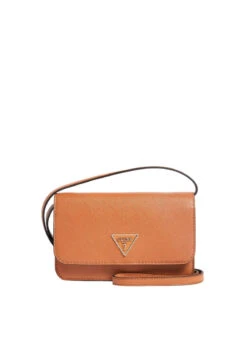 Guess Laurel Iso Lompakko Olkahihnalla Konjakinruskea