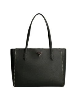 Guess Downtown Chic Turnlock Musta Tote