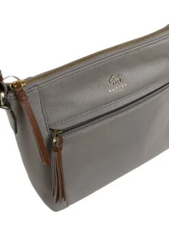 Radley Postman Park Olkalaukku Harmaa -Laukkuni harmaa nahkainen laukku radley