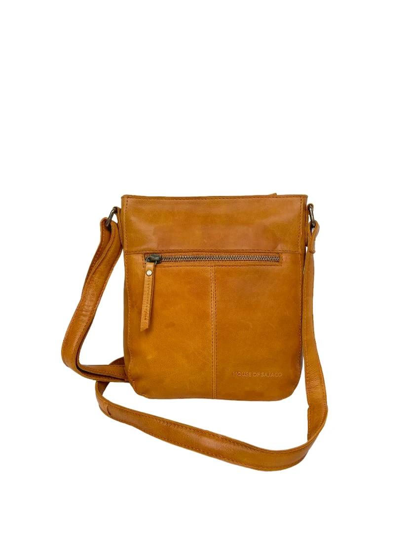 House Of Sajaco Pieni Olkalaukku Sinapinruskea 1 House Of Sajaco Pieni Olkalaukku Sinapinruskea