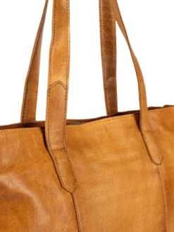 Re:Designed Jemma Urban Shopperi Konjakinruskea -Laukkuni iso laukku nahkaa konjakinruskea jemma