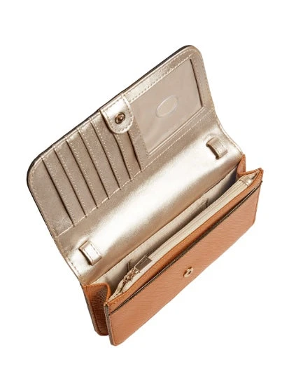 Guess Laurel Iso Lompakko Olkahihnalla Konjakinruskea 2 Guess Laurel Iso Lompakko Olkahihnalla Konjakinruskea - Image 2