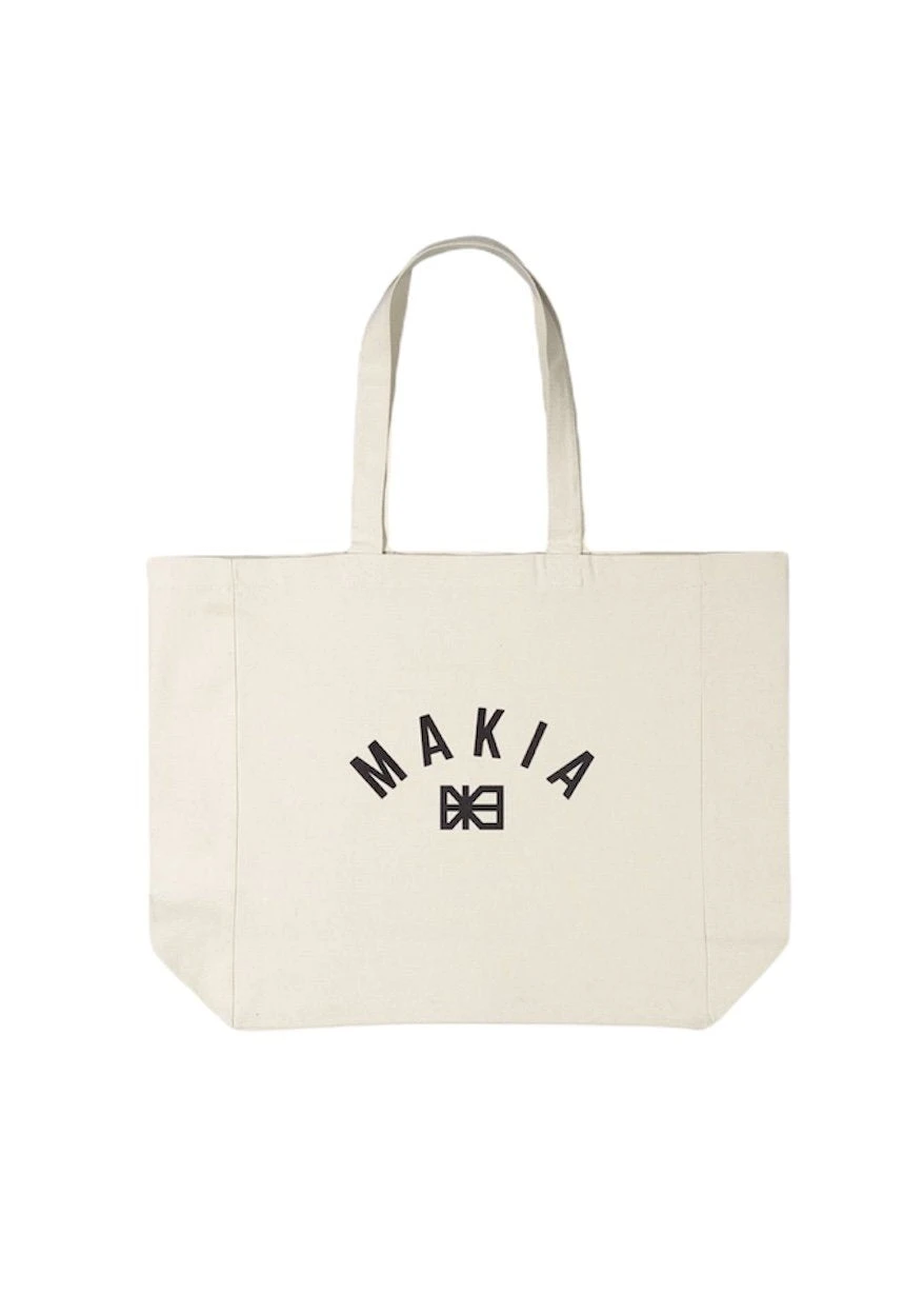 Makia Brand Day Tote Iso Kangaskassi 1 Makia Brand Day Tote Iso Kangaskassi