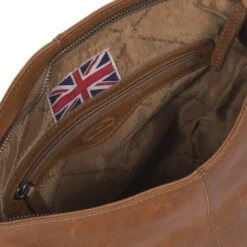 Chesterfield Konjakinruskea Olkalaukku Jen -Laukkuni jen keskikokoinen nahkainen olkalaukku