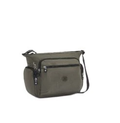 Kipling Olkalaukku Gabbie Vihreä -Laukkuni kankainen kevyt olkalaukku vihrea