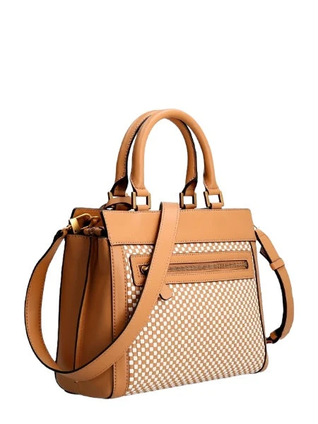 Guess Katey Iso Käsilaukku Caramel/multi 4 Guess Katey Iso Käsilaukku Caramel/multi - Image 4