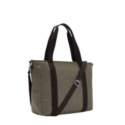 Kipling Asseni Iso Kassi Tummanvihreä 7 Kipling Asseni Iso Kassi Tummanvihreä -Laukkuni kipling green moss matkakassi tummanvihrea asseni