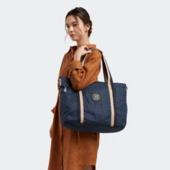 Kipling Asseni Iso Kassi Tummansininen