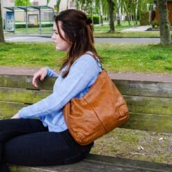 Chesterfield Konjakinruskea Abby Olkalaukku