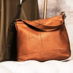 Chesterfield Konjakinruskea Olkalaukku Jen