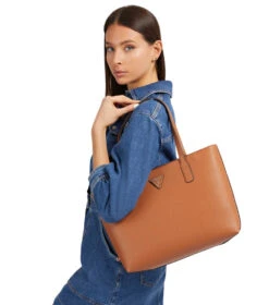 Guess Eco Elements Tote Konjakinruskea Laukku