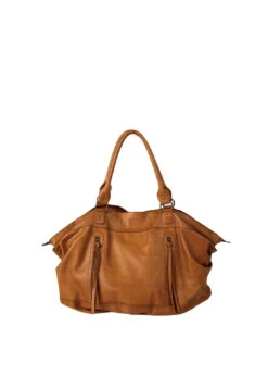 Re:Designed Pammi Konjakinruskea Iso Nahkalaukku