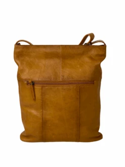 House Of Sajaco Korkea Olkalaukku Vaaleanruskea -Laukkuni konjakinruskea olkalaukku pystymallinen