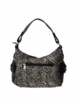 Marris Olkalaukku Koristeella 7 Marris Olkalaukku Koristeella -Laukkuni kuviollinen kangalaukku marris