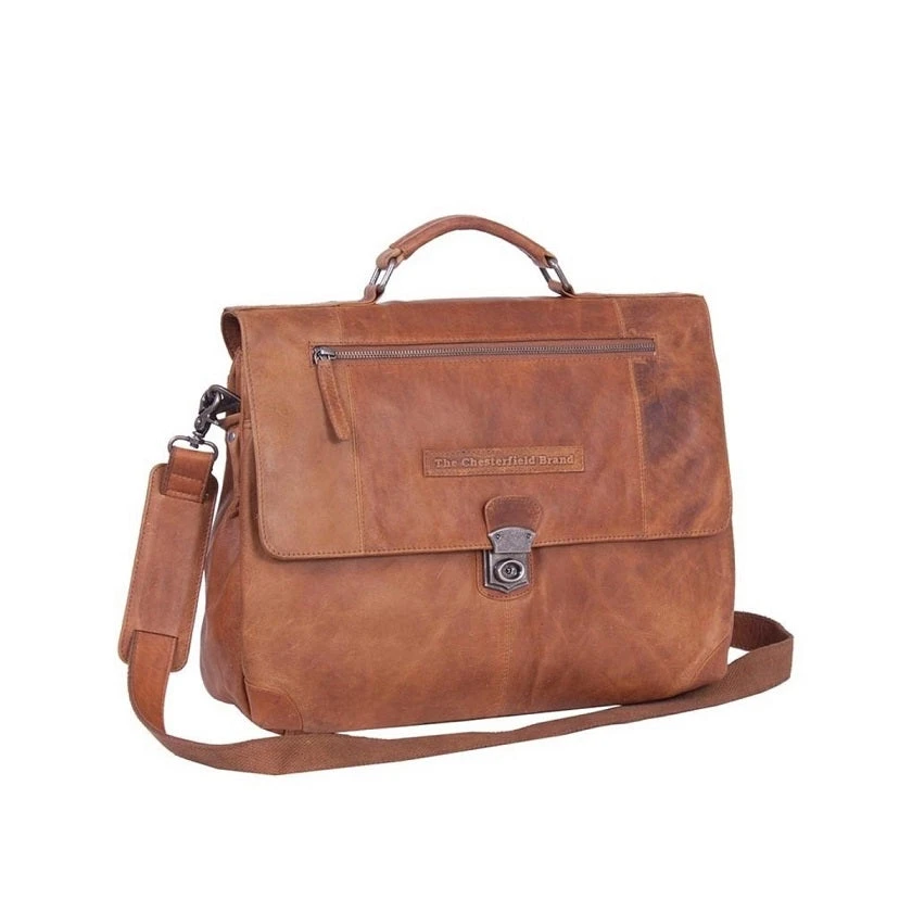 Chesterfield Konjakinruskea 15" Läppärilaukku Matthew 2 Chesterfield Konjakinruskea 15" Läppärilaukku Matthew - Image 2
