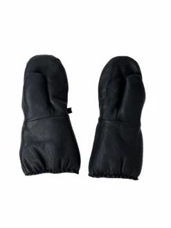 Tassu Lasten Mustat Rukkaset -Laukkuni lasten kotimaiset nahkakintaat mustat