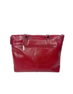 Monte Nahkainen Käsilaukku Punainen -Laukkuni laukku monte kasilaukku iso punainen