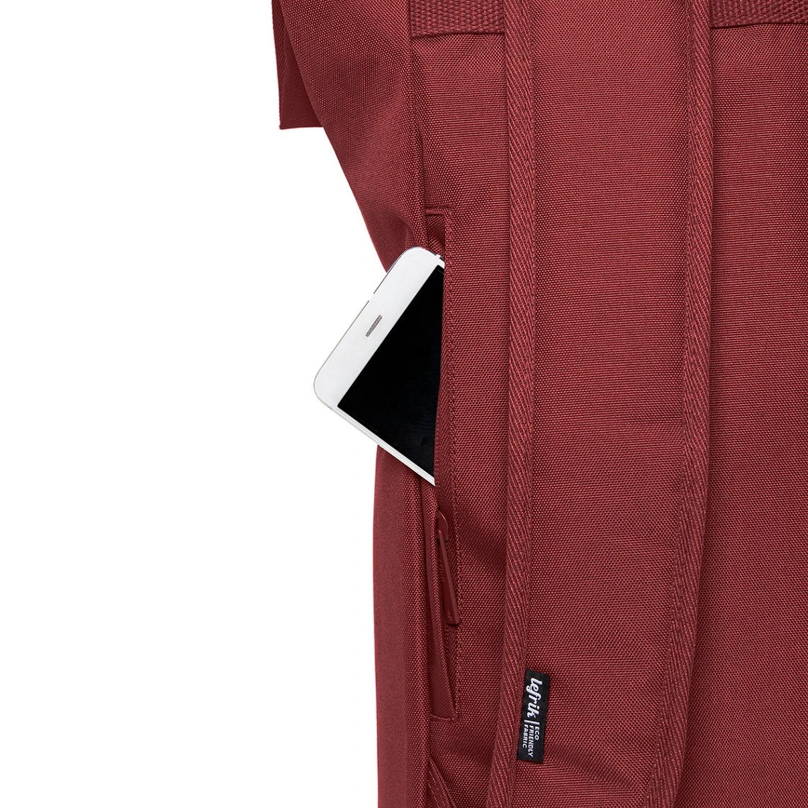 Lefrik Roll Viininpunainen Reppu 6 Lefrik Roll Viininpunainen Reppu - Image 6