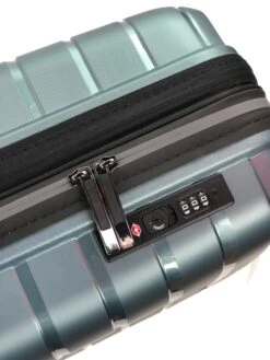 Pieni Lomailijan Matkalaukku -Laukkuni lentolaukku yksityiskohta vihrea