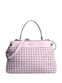 Guess Sicilia Satchel Lila Iso Laukku