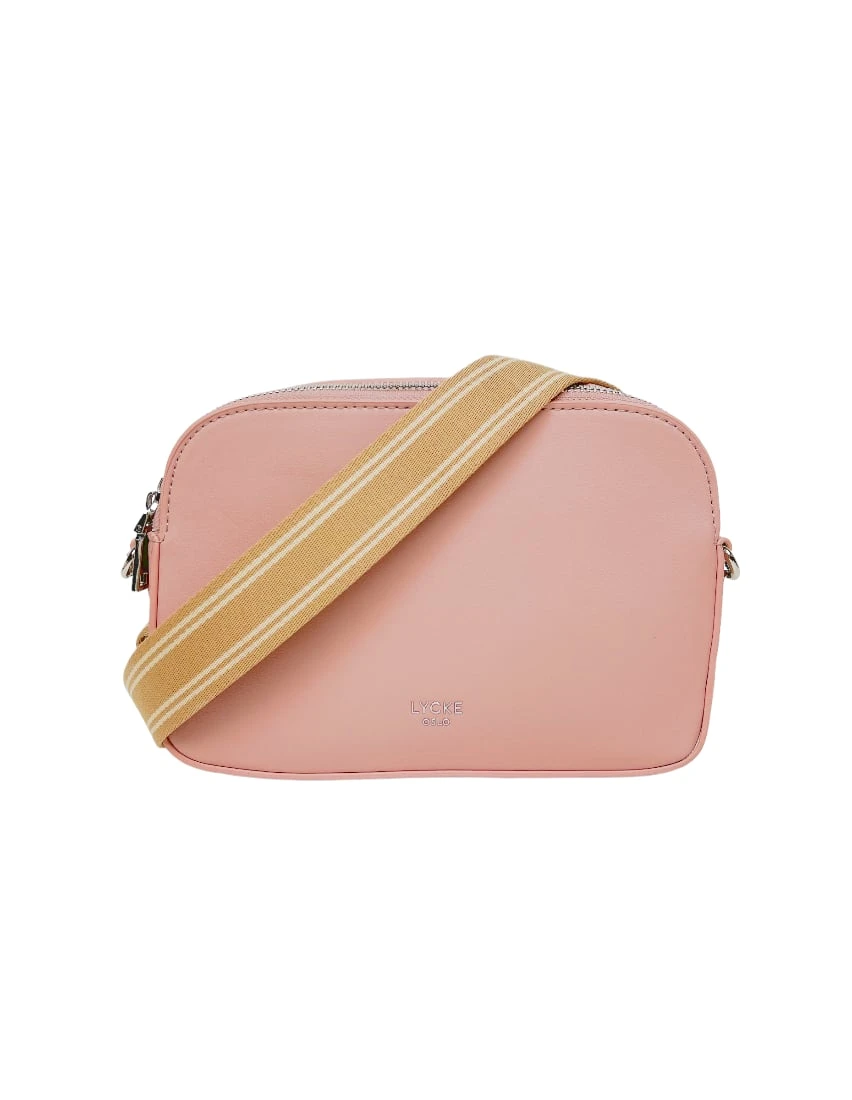 Lycke Oslo Kameralaukku Vaaleanpunainen 1 Lycke Oslo Kameralaukku Vaaleanpunainen