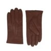 Miesten Nahkahanskat Ruskeat