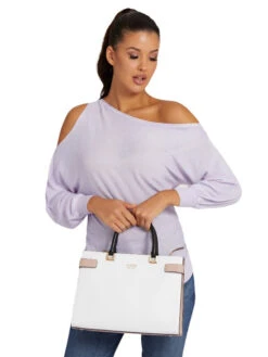 Guess Atene Valkoinen/monivärinen Laukku