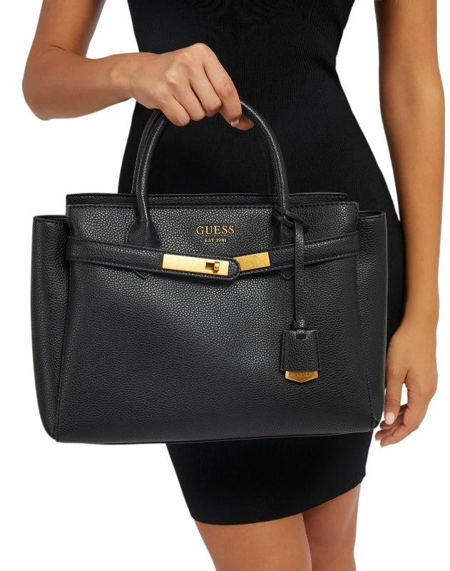 Guess Enisa Käsilaukku Musta 4 Guess Enisa Käsilaukku Musta - Image 4