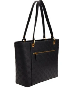 Guess Noelle Musta Laukku Logokuvioinnilla -Laukkuni musta guess noelle logo tyolaukku