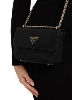 Guess Eco Elements Olkalaukku Musta -Laukkuni musta juhlalaukku guess eco elements olkalaukku