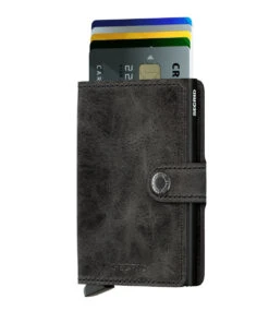 Secrid Miniwallet Musta Vintage