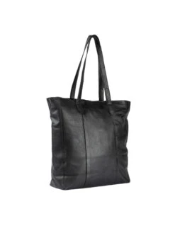 Re:Designed Jemma Urban Shopperi Musta -Laukkuni musta nahkashopperi resigned jemma