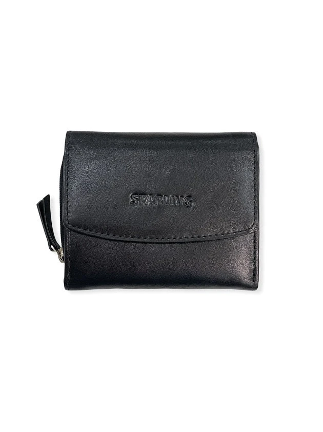 Starling Pieni Naisten Nahkalompakko Musta RFID