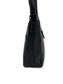 Pigeon Musta Pystymallinen Olkalaukku -Laukkuni musta olkalaukku valitaskulla