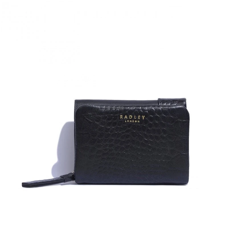 Radley Pieni Musta Lompakko Krokokuviolla 4 Radley Pieni Musta Lompakko Krokokuviolla - Image 4