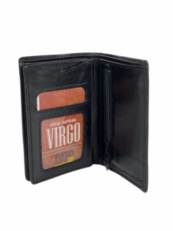 Kapea Virgon Nahkalompakko -Laukkuni musta virgo nahkalompakko kapea